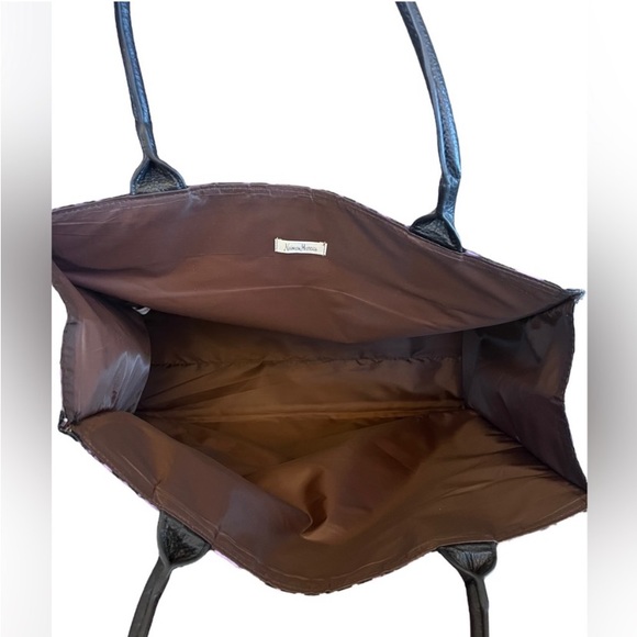 Neiman Marcus Purple Leopard Tote - Picture 11 of 11